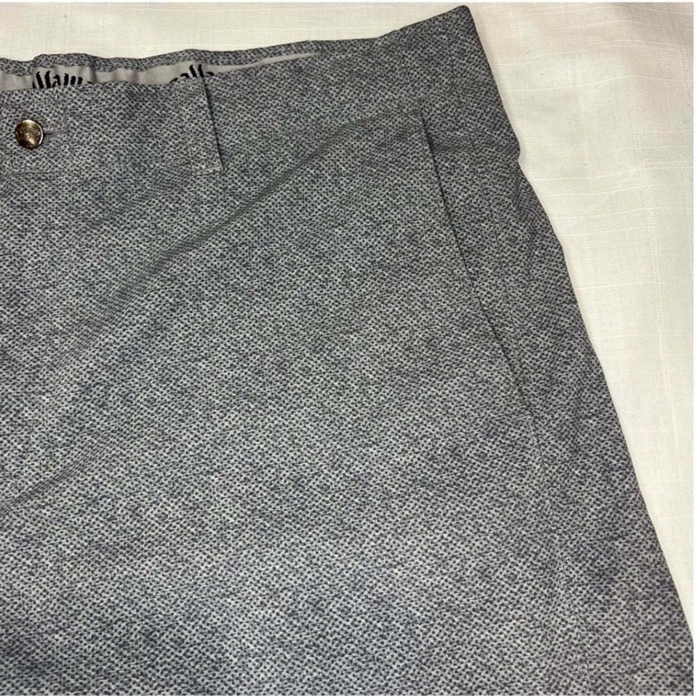 Callaway Men's Golf Shorts Heathered Gray Performance Stretch Flat Front Size 38 - Picture 4 of 11
